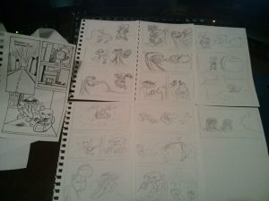24 Hour Comic Day Pages 1-7